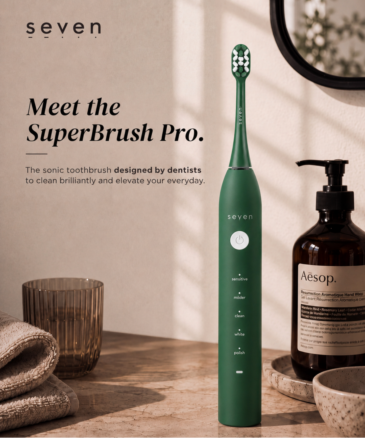 The SuperBrush Pro- Olive Green