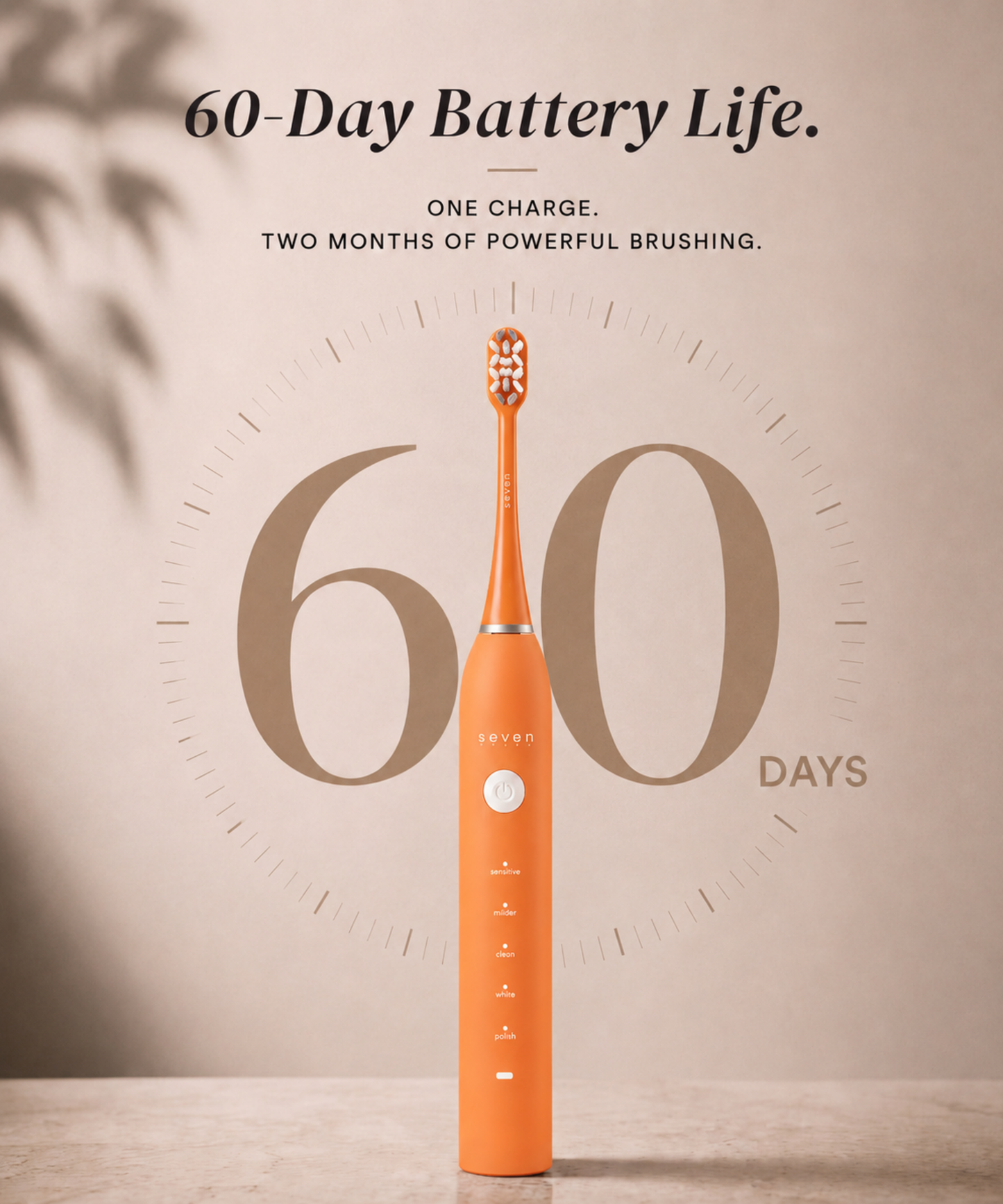 The SuperBrush Pro- Sunset Orange
