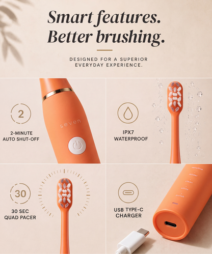 The SuperBrush Pro- Sunset Orange