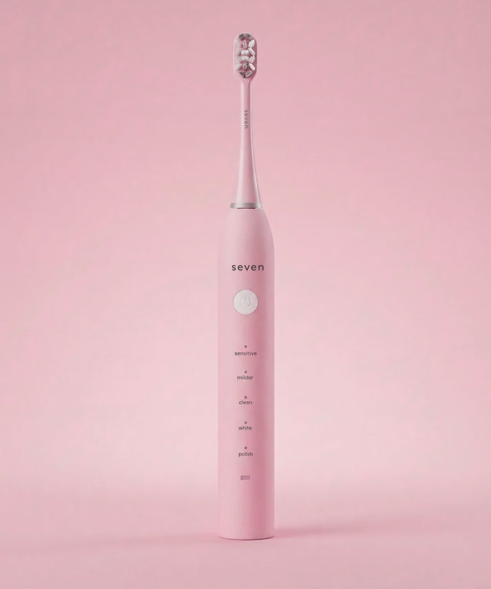 The SuperBrush Pro- Blush Pink – Seven Oral Care