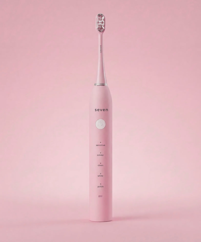 The SuperBrush Pro- Blush Pink – Seven Oral Care