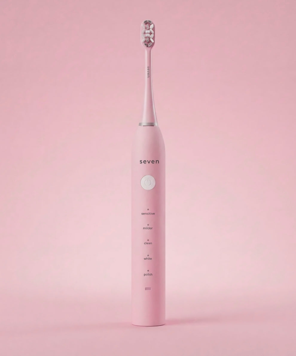 The SuperBrush Pro- Blush Pink – Seven Oral Care